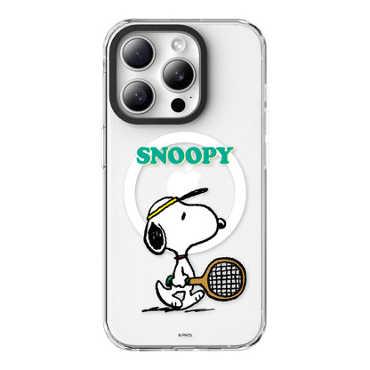 Peanuts Snoopy MagSafe Shockproof Transparent Protective Case Cover