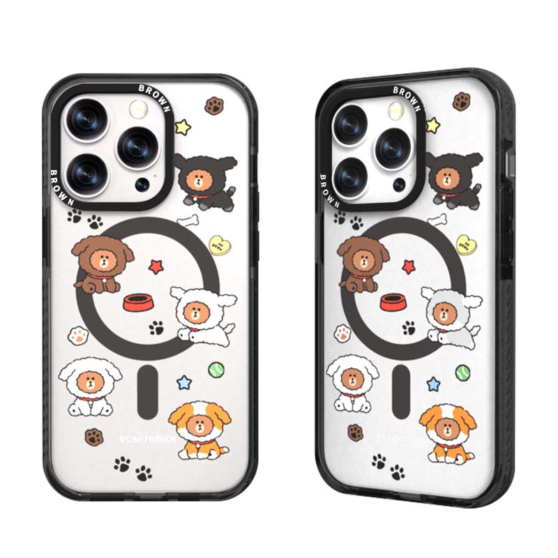 Line Friends MagSafe Military Grade Shockproof Impact Case Cover