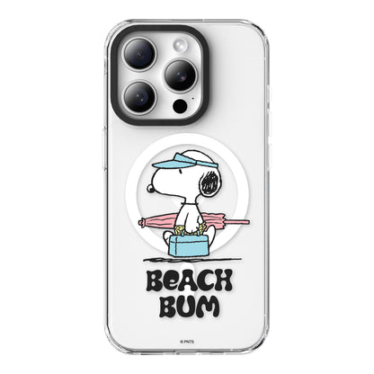 Peanuts Snoopy MagSafe Shockproof Transparent Protective Case Cover