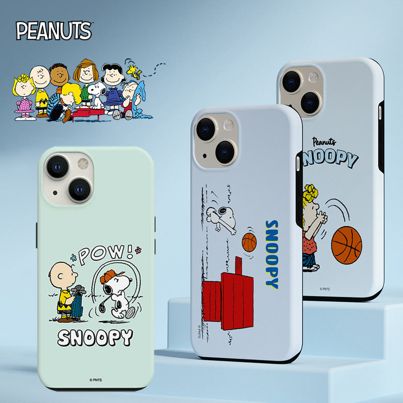 Snoopy Dual Layer TPU+PC Shockproof Guard Up Combo Case Cover