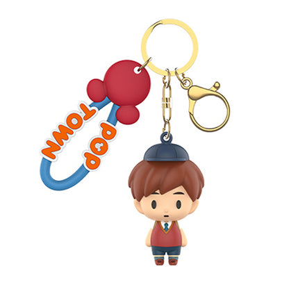 Disney Pop Town Key Ring Doll Pendant Keychain Anti-lost Lanyard