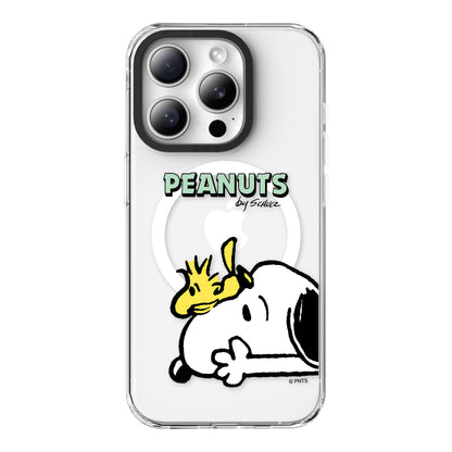 Peanuts Snoopy MagSafe Shockproof Transparent Protective Case Cover