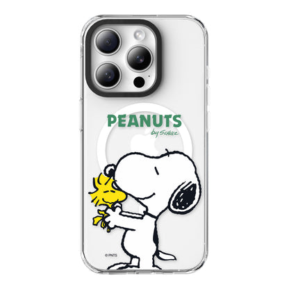 Peanuts Snoopy MagSafe Shockproof Transparent Protective Case Cover