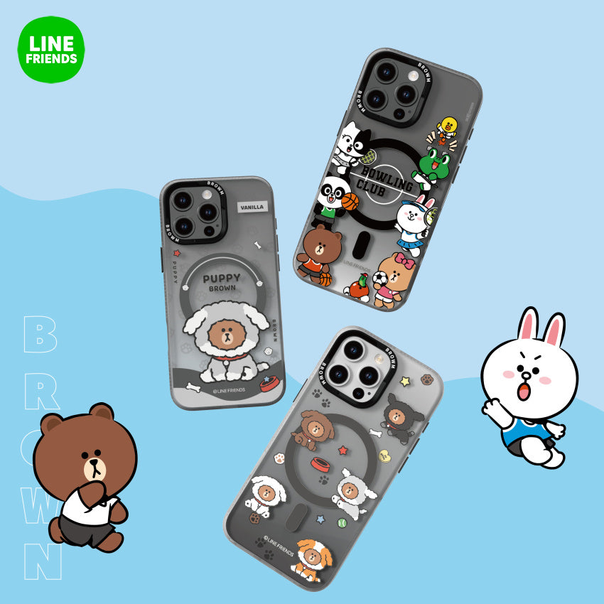 Line Friends Playful MagSafe All-inclusive Shockproof IMD Protective Case Cover