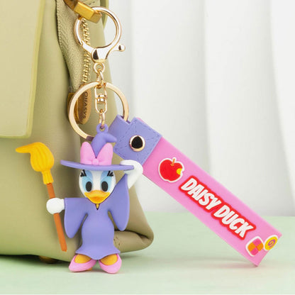 Disney Enjoy Series Key Ring Doll Pendant Keychain Anti-lost Lanyard