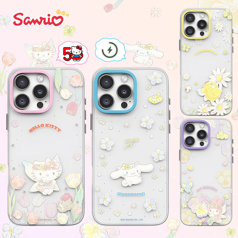 Sanrio Characters Blossom All-inclusive Shockproof IMD Protective Case Cover