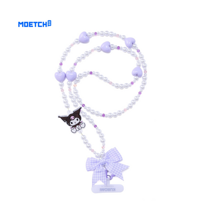 Moetch Sanrio Characters Crystal Candy Crossbody Strap Hanging Chain Phone Lanyard