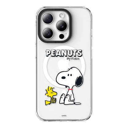 Peanuts Snoopy MagSafe Shockproof Transparent Protective Case Cover