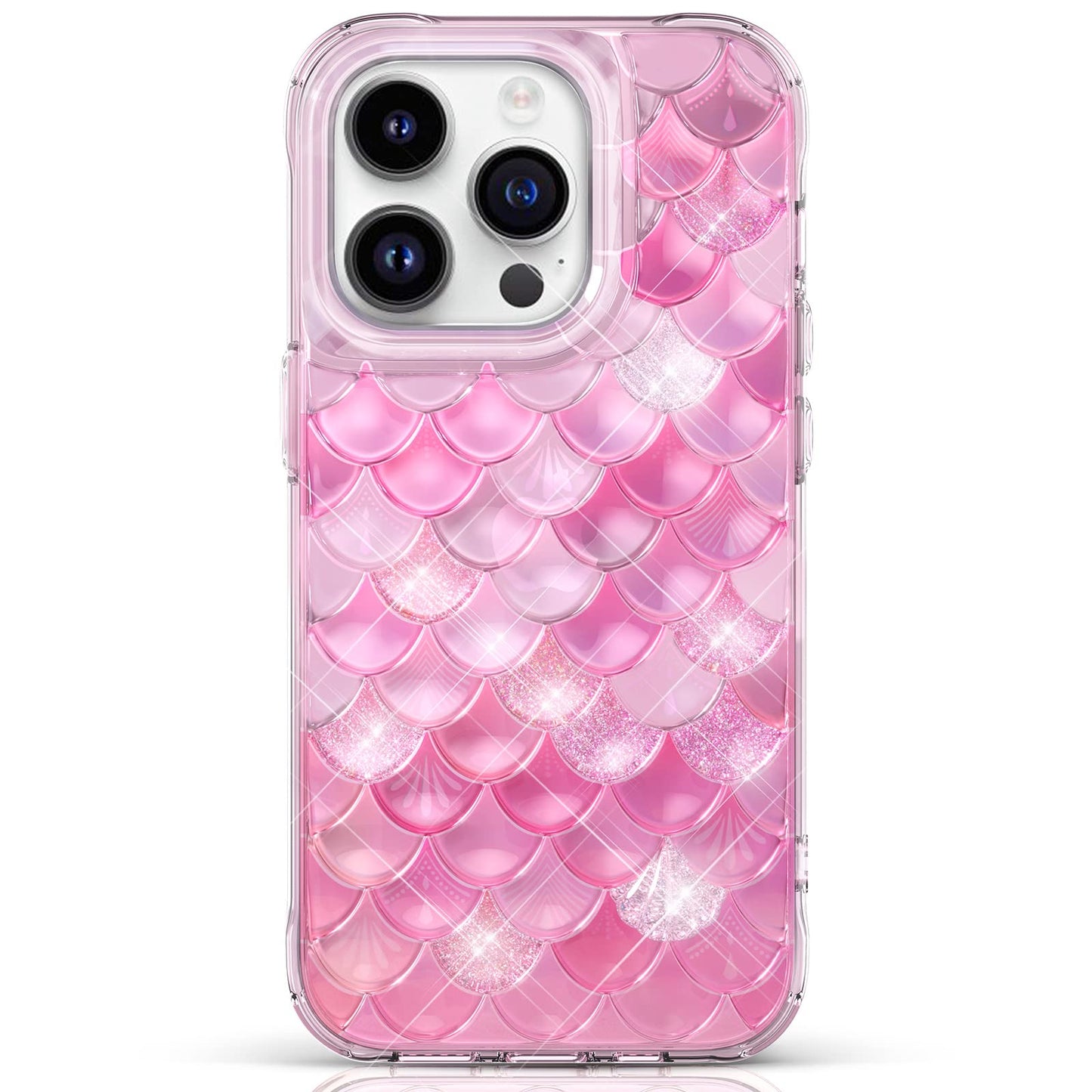 KINGXBAR Mermaid 3D Shockproof Back Cover Case