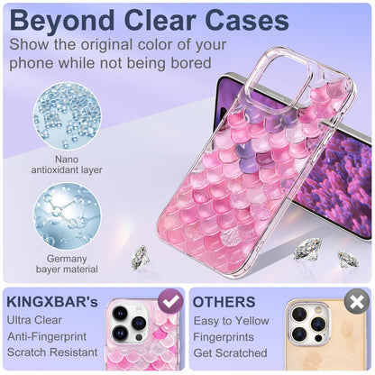 KINGXBAR Mermaid 3D Shockproof Back Cover Case