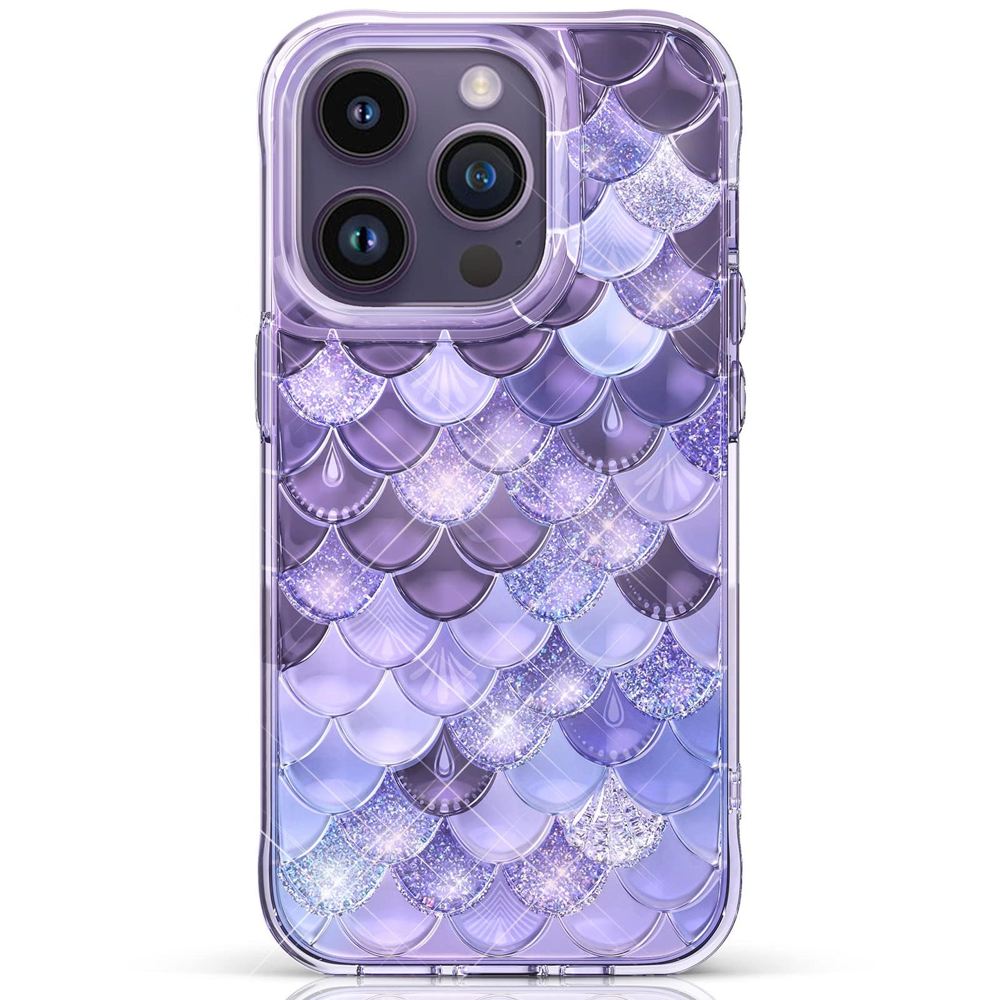 KINGXBAR Mermaid 3D Shockproof Back Cover Case