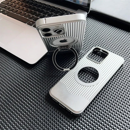 Armor King Telescopic Suitcase MagSafe Bezel-less Metal Alloy Case Cover