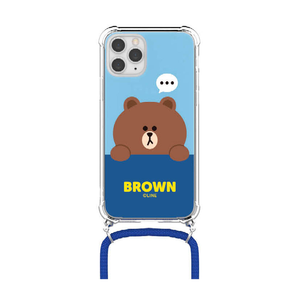 Line Friends Clear Air Cushion Reinforced Strap Case Cover