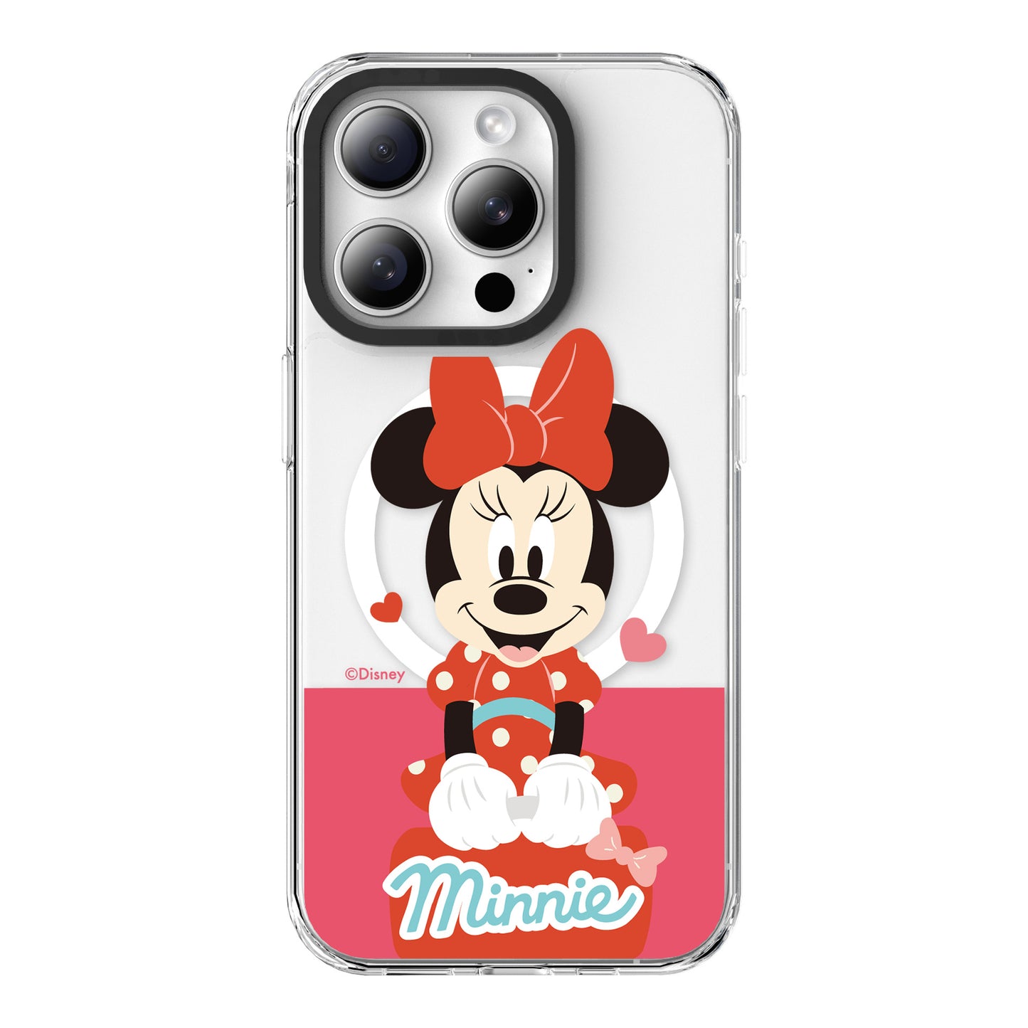 Disney Mickey & Friends Happy MagSafe Shockproof Transparent Case Cover