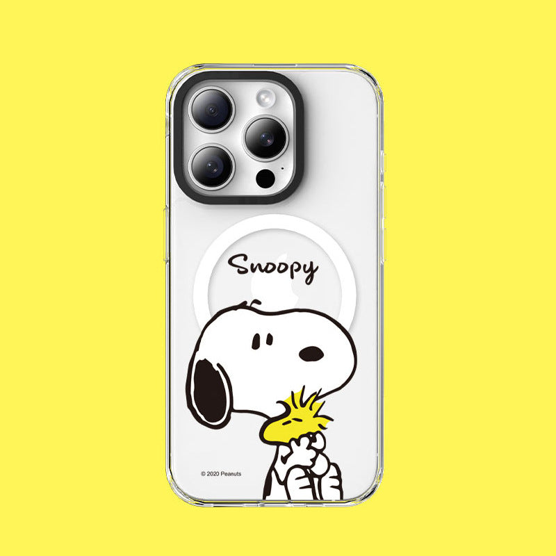 Peanuts Snoopy MagSafe Shockproof Clear Case Cover