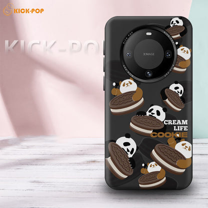 KICK-POP Cookie Panda MagSafe All-inclusive Shockproof IMD Protective Case Cover