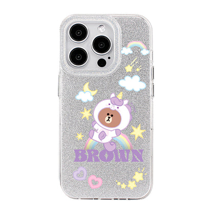 Line Friends Glitter Shining Case Protective Cover