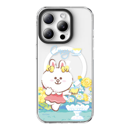 Line Friends Garden MagSafe Shockproof Transparent Case Cover