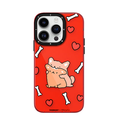 YOUNGKIT X KennysGifs Slim Thin Matte Anti-Scratch Back Shockproof Cover Case