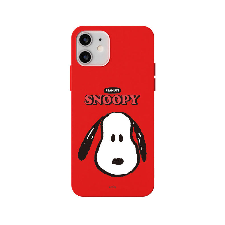 Peanuts Snoopy Liquid Silicone Soft Color Jelly Case Cover