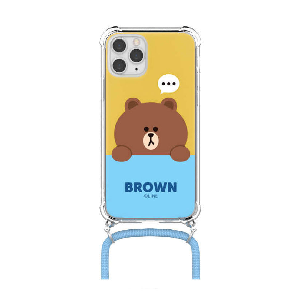 Line Friends Clear Air Cushion Reinforced Strap Case Cover