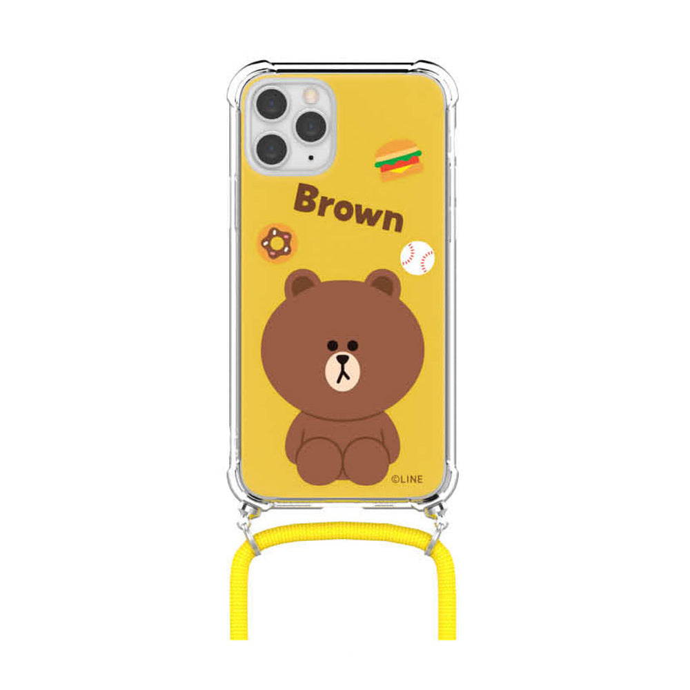 Line Friends Clear Air Cushion Reinforced Strap Case Cover