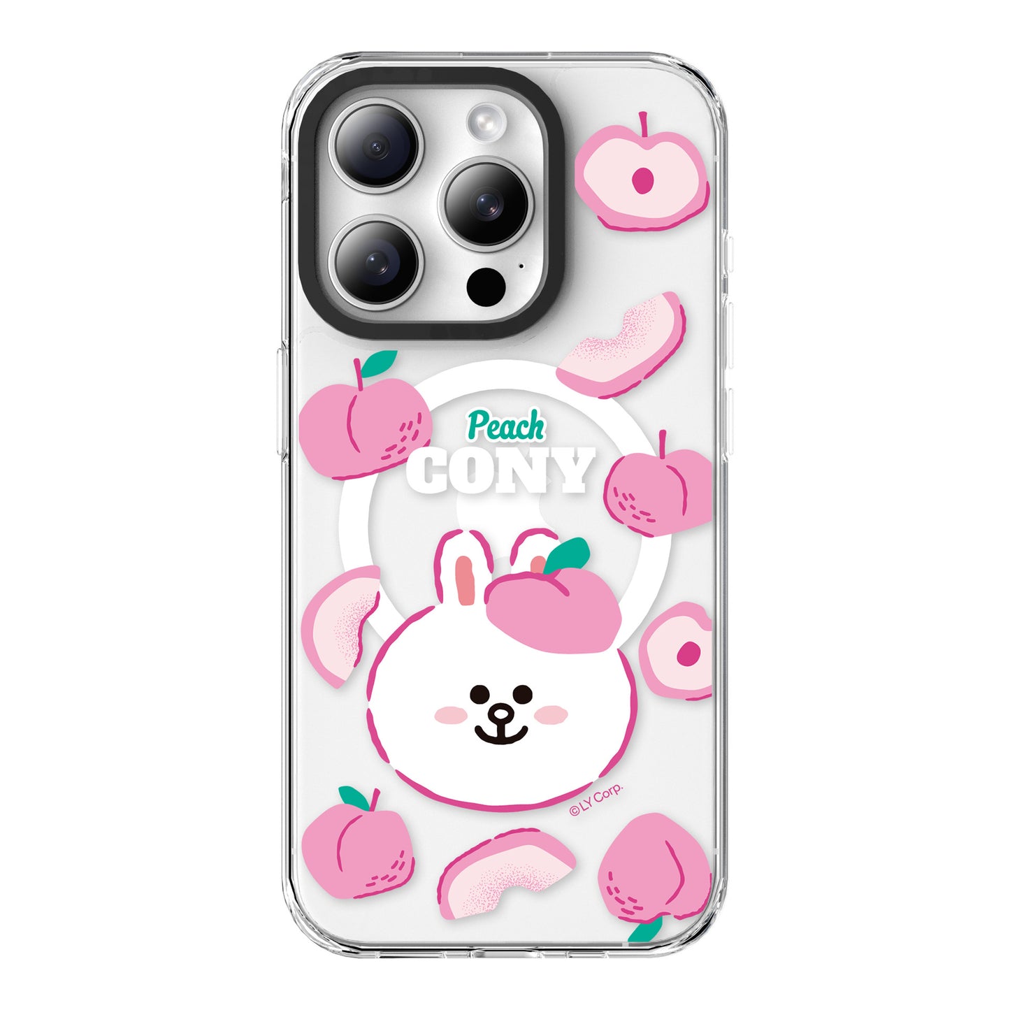 Line Friends Fruit MagSafe Shockproof Transparent Case Cover