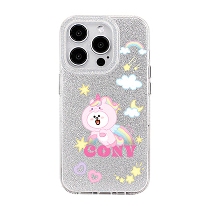 Line Friends Glitter Shining Case Protective Cover