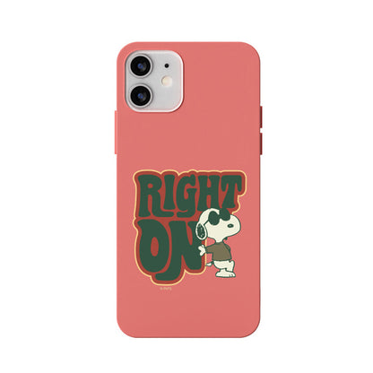 Peanuts Snoopy Liquid Silicone Soft Color Jelly Case Cover