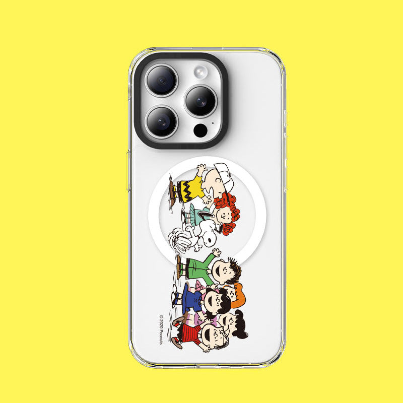 Peanuts Snoopy MagSafe Shockproof Clear Case Cover