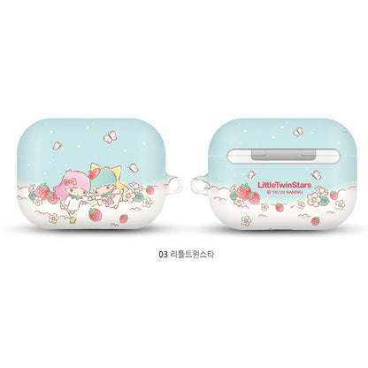 Sanrio Characters Strawberry Hard Apple AirPods Charging Case Cover