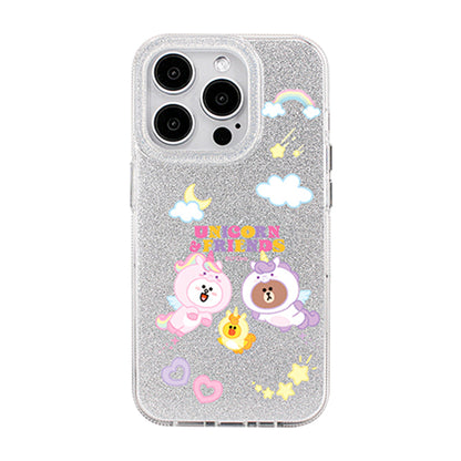 Line Friends Glitter Shining Case Protective Cover