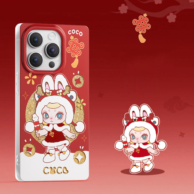 KINGXBAR x Serafina Coco Happy Lunar Year Shockproof Back Cover Case