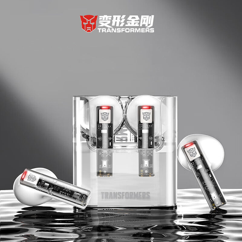 Transformers Transparent True Wireless Stereo Earbuds Bluetooth Headphones