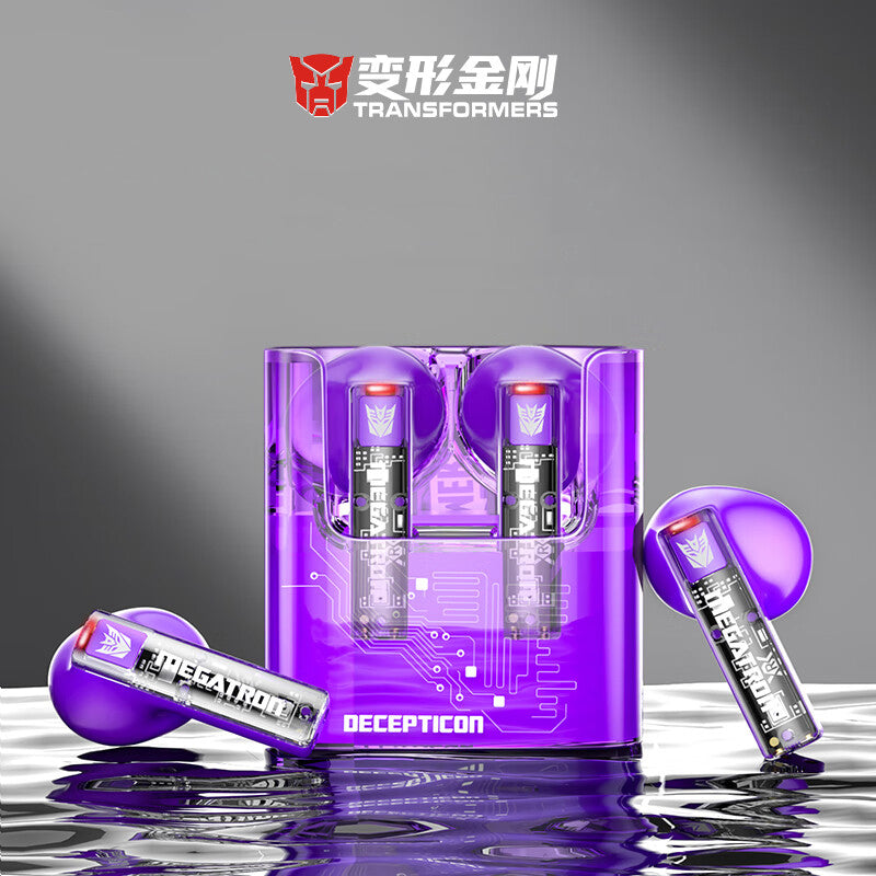 Transformers Transparent True Wireless Stereo Earbuds Bluetooth Headphones