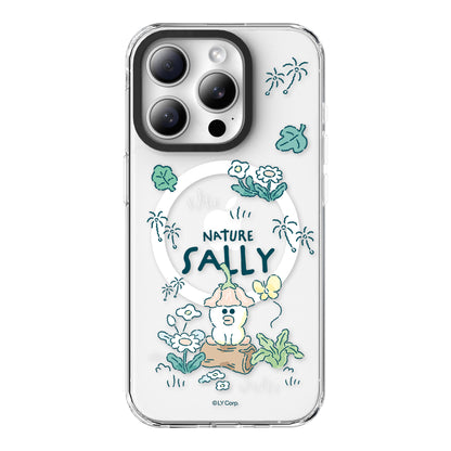 Line Friends Green MagSafe Shockproof Transparent Case Cover