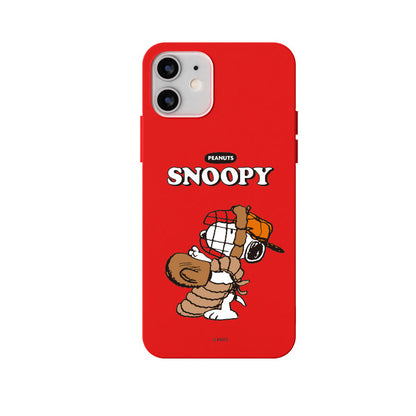 Peanuts Snoopy Liquid Silicone Soft Color Jelly Case Cover