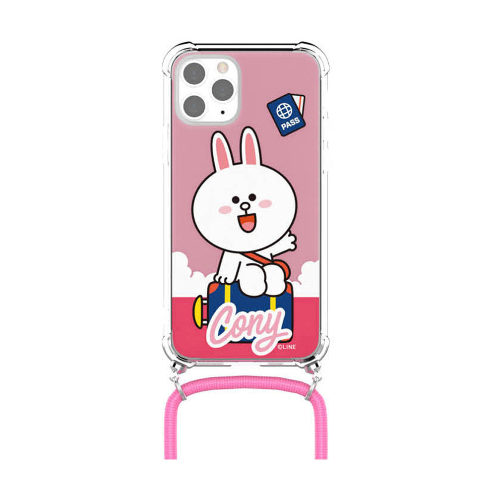 Line Friends Clear Air Cushion Reinforced Strap Case Cover