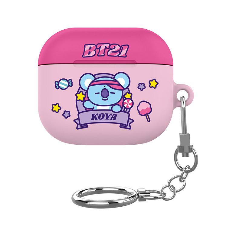 BT21 Pink Candy Shop Apple AirPods Charging Case Cover