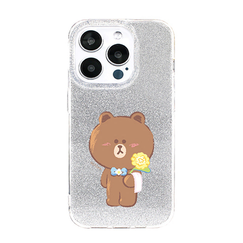 Line Friends Glitter Shining Case Protective Cover