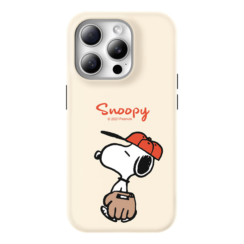 Snoopy Guard Up Shockproof TPU+PC Dual Layer Combo Case Cover