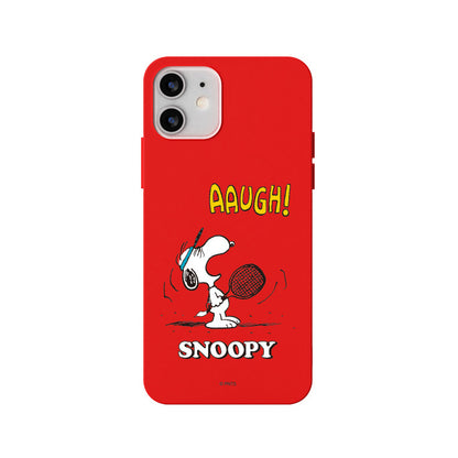 Peanuts Snoopy Liquid Silicone Soft Color Jelly Case Cover