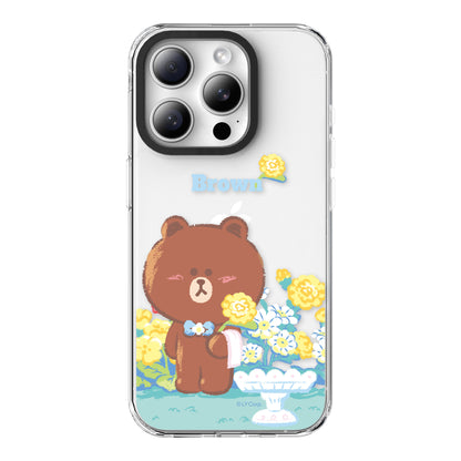 Line Friends Garden MagSafe Shockproof Transparent Case Cover