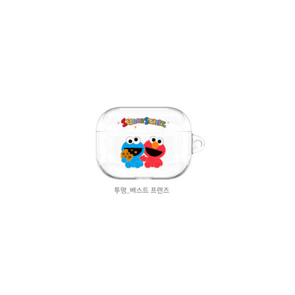 Sesame Street Clear Apple AirPods Charging Case Cover