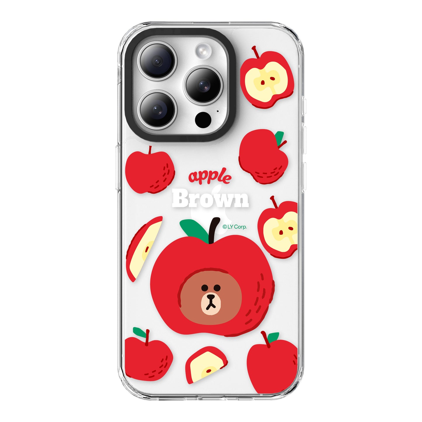 Line Friends Fruit MagSafe Shockproof Transparent Case Cover