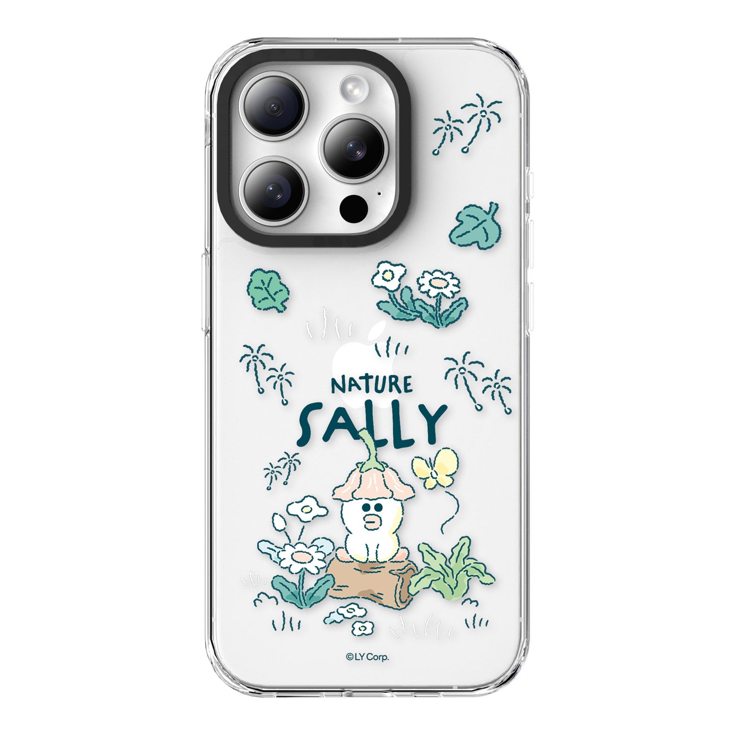 Line Friends Green MagSafe Shockproof Transparent Case Cover