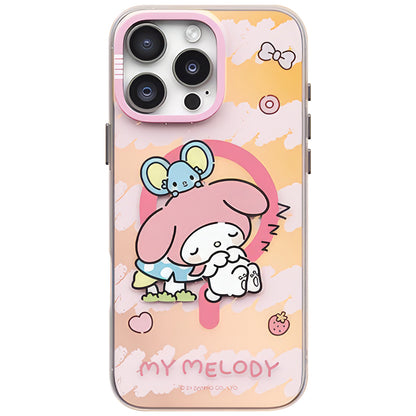 Sanrio Characters Merrymaking MagSafe All-inclusive Shockproof IMD Protective Case Cover