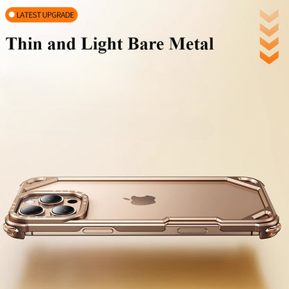 Oatsbasf Simple Shield Air Cushion Shockproof Aluminum Metal Bumper Case Cover