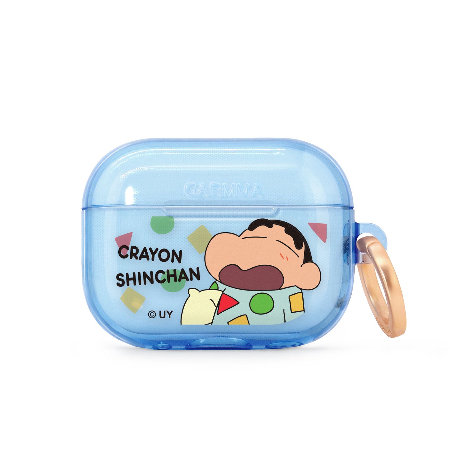 GARMMA Crayon Shin-chan Apple AirPods Pro 2/1 Charging Case Cover with Metal Hook