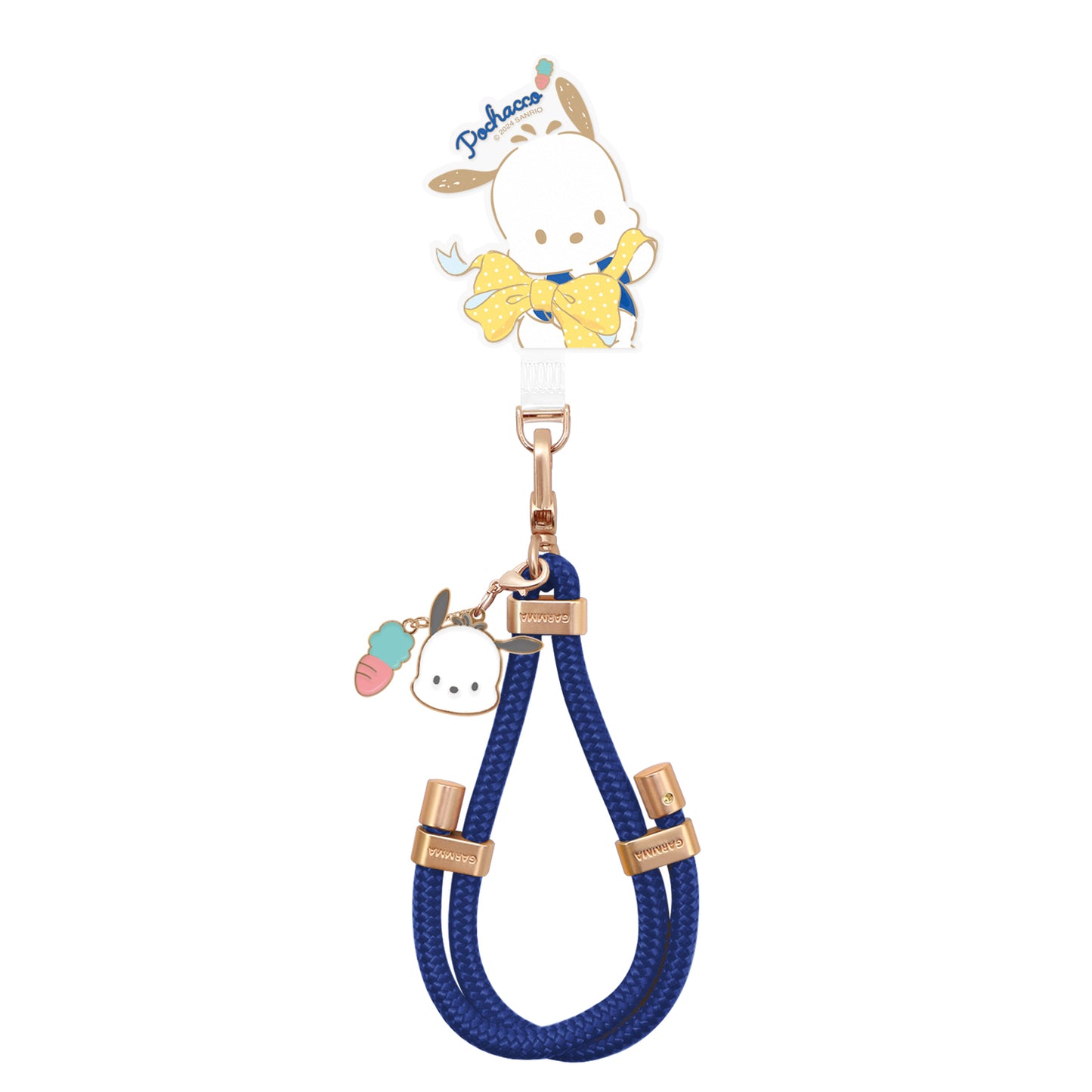 GARMMA Sanrio Characters Metal Charm Buckle Strap Adjustable Phone Lanyard